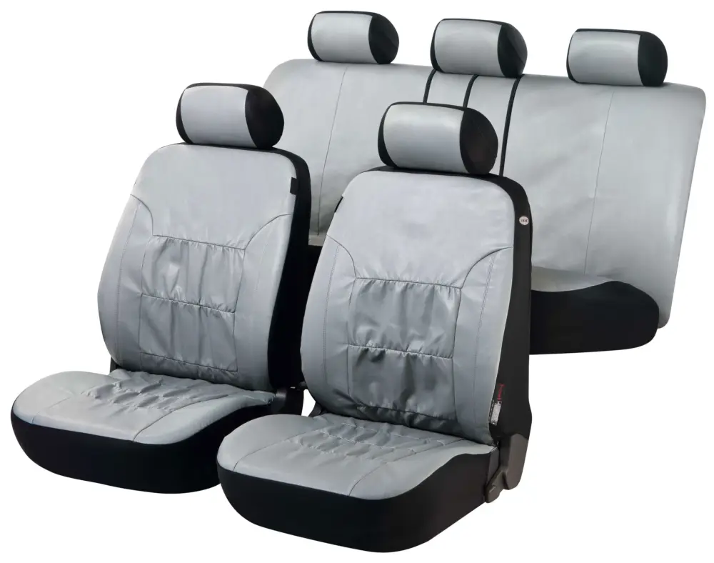 Prix Promo Housses de sièges Nappa Touch gris imitation cuir