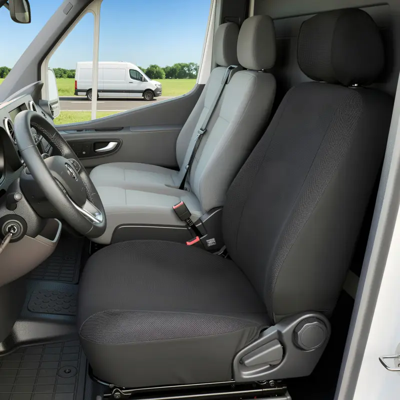 Housse de siège Transporter en tissu pour Dacia Dokker, conducteur monoplace Offre Spéciale