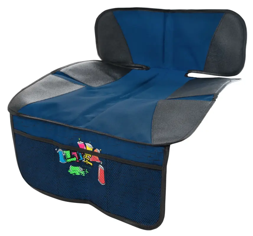 Produit De Marque Coussin pour siège enfant Graffiti, tapis de protection pour siège enfant bleu
