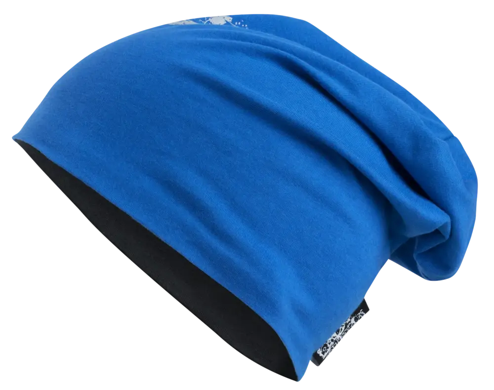 bonnet réversible, casquette, casquette de sport réfléchissante bleu-argent Prix Choc
