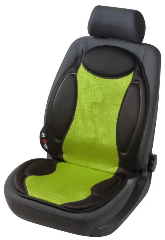 Meilleure Vente Coussin chauffant pour siège de voiture Lounge avec fonction de massage noir-vert