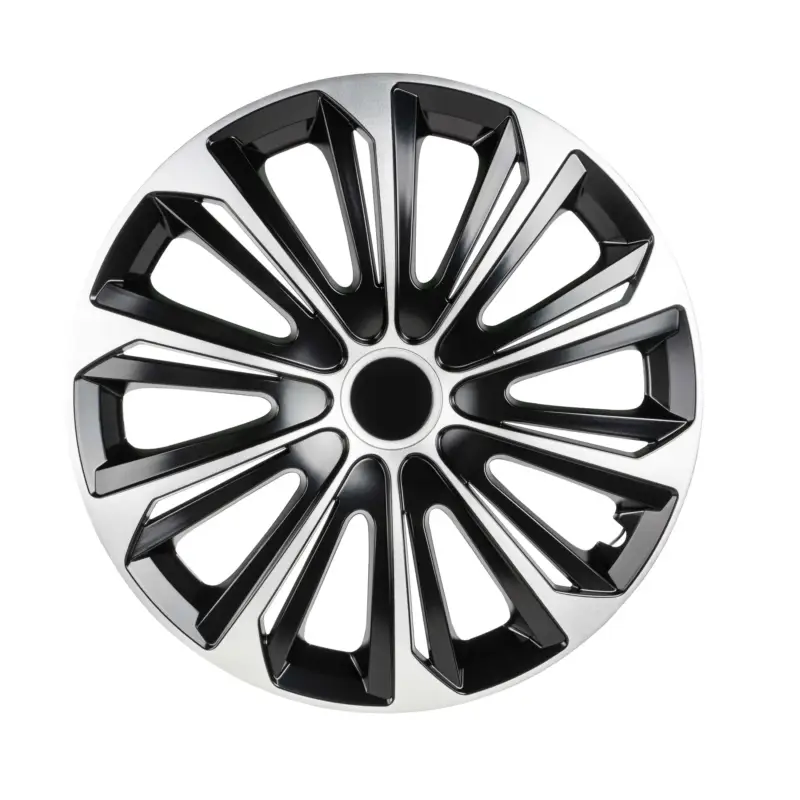 Enjoliveurs New Racer 15", 4 pièce noir/argent Bon Plan