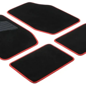 Tapis Matrix rouge Soldes