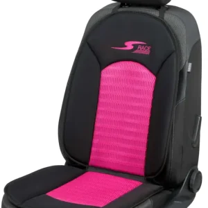 Housse de siège de voiture S-Race, housse de siège de voiture taille universelle rose, 1 pièce Nouvelle Collection