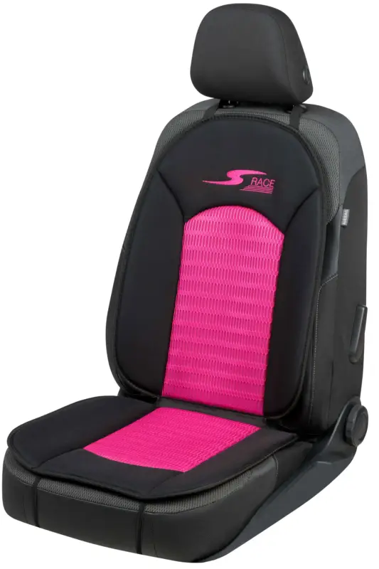 Housse de siège de voiture S-Race, housse de siège de voiture taille universelle rose, 1 pièce Nouvelle Collection