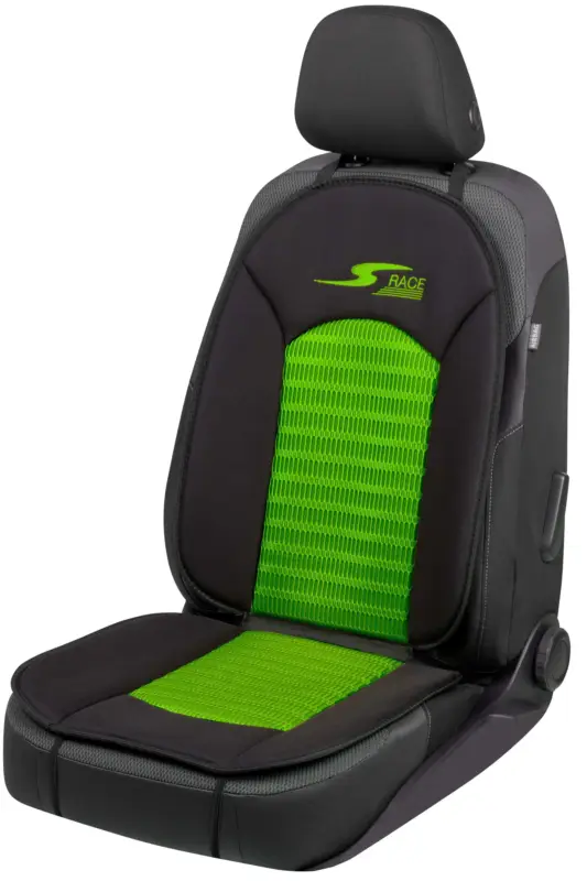 Housse de siège de voiture S-Race, housse de siège de voiture taille universelle vert, 1 pièce Offre Limitée