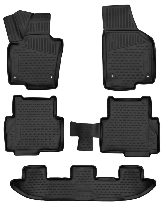 Livraison Gratuite Tapis en caoutchouc XTR pour VW Sharan/Seat Alhambra 06/2010-2022