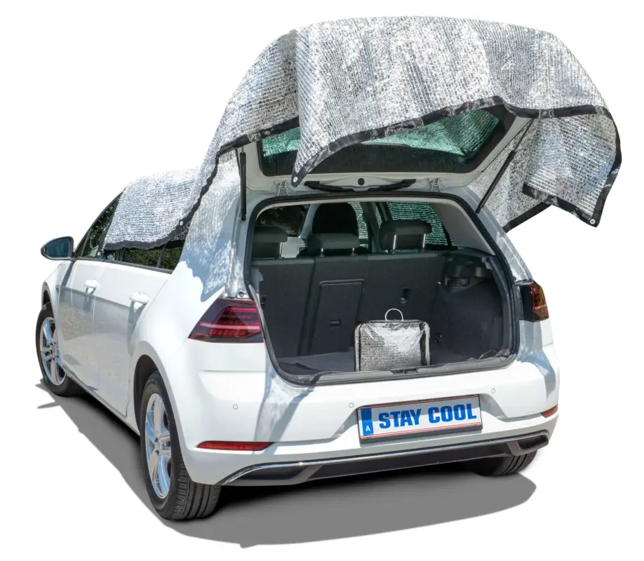 Filet de protection solaire Walser Stay Cool argent aluminium 3x4 m Expédié Aujourd’hui