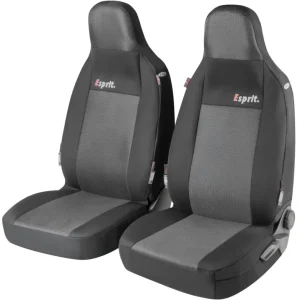 ZIPP IT Premium Esprit Housses de siège auto pour 2 sièges avant avec système de fermeture éclair, sièges Highback Super Prix