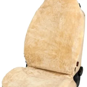 Bon Plan Housse de siège Zoya en agneau beige avec système informatique ZIPP pour siège à haut dossier, 1 pièce