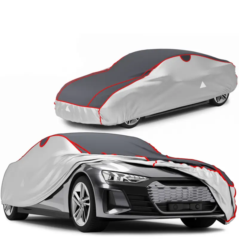 Voiture Housse de protection anti-grele Premium Hybrid, Taille 1, protection anti-grele jusqu'a 2,2 cm, anthracite/argent Réduction