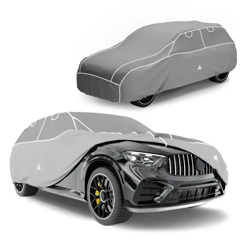 SUV/VAN Housse de protection anti-grele Hybrid UV Protect, Taille 7, protection anti-grele jusqu'a 2,6 cm, gris/argent Livraison Express