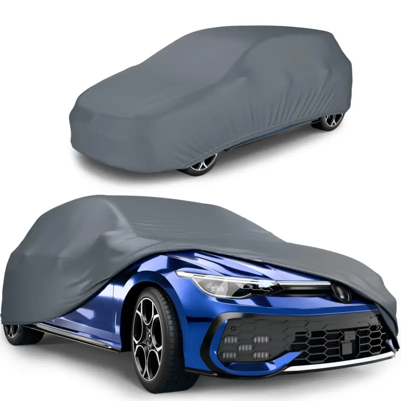 Premium housse de voiture All Weather Plus, bâche de voiture garage complet taille 1 voiture gris Vente Flash