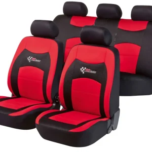 Nouvelle Collection Housses de sièges RS Racing rouge ensemble complet